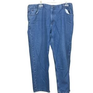 L. L. Bean Comfort Waist jeans, dark wash, 40x29, chore, farm, normcore, relaxed